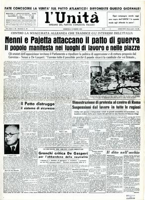 Fuori l'Italia dalla NATO! Fuori la NATO dall'Italia! / a cura delle  Federazioni del PCI di Livorno e Pisa